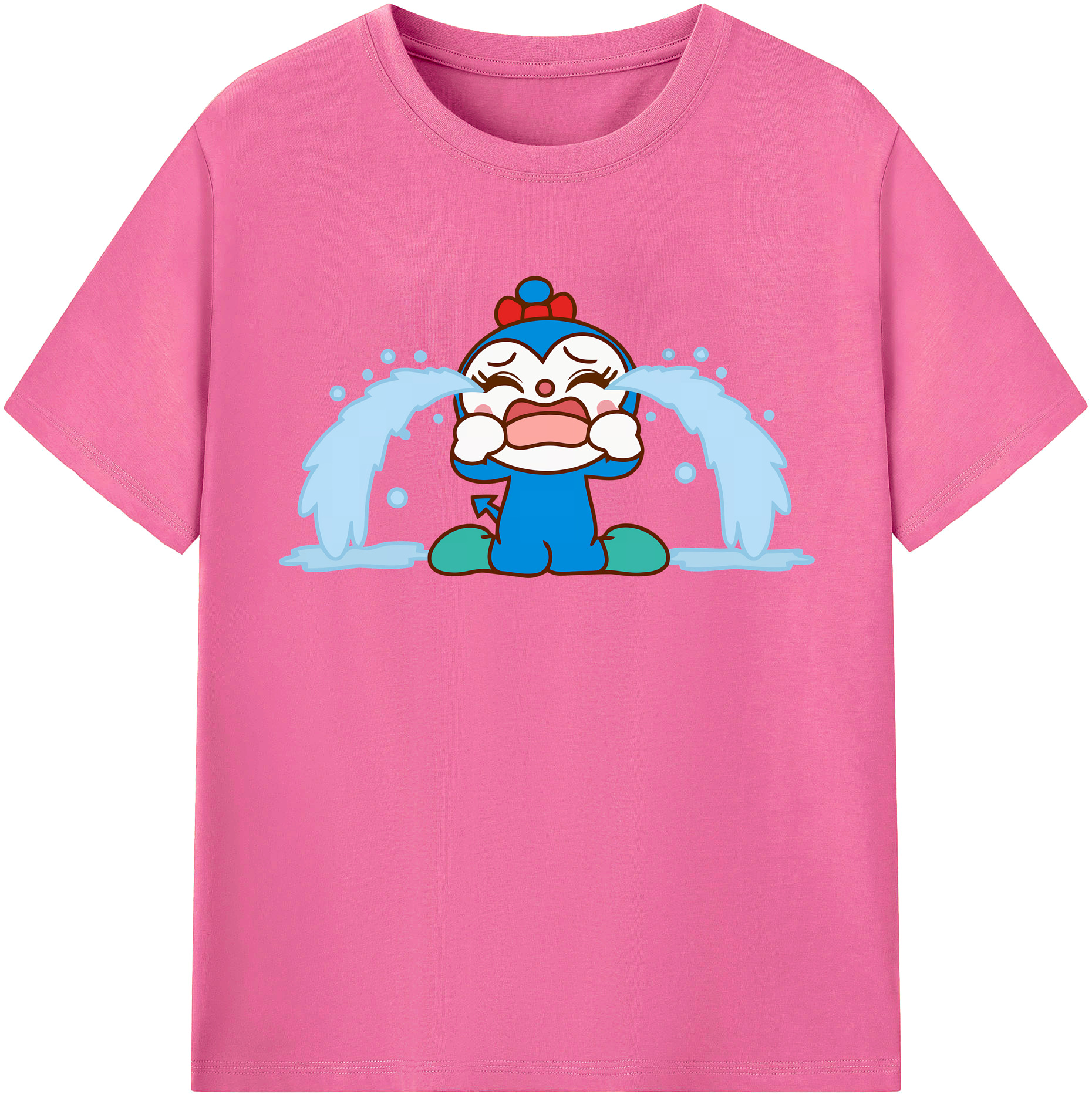 （画像用） アンパンマン Anpanman レディースカジュアルプリントTシャツ（綿100％）
